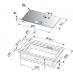 V-Zug Cooktop V6000 I906 90厘米 嵌入式電磁爐